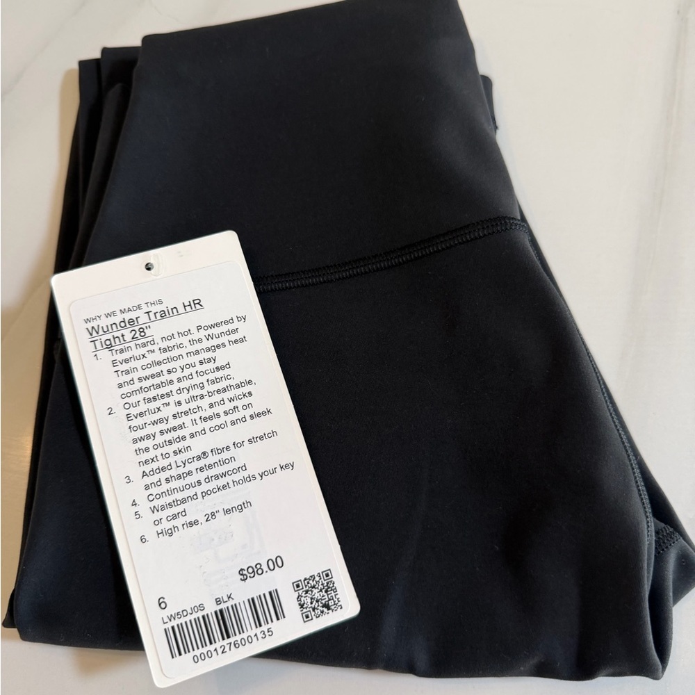 Lululemon Athletica Black High-Rise Leggings